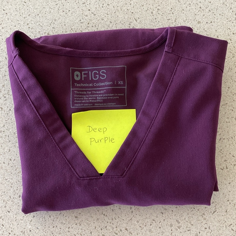 Figs Casma Scrub Top